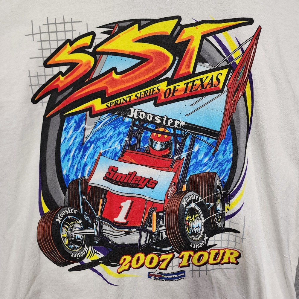 Sprint Series of Texas SST 2007 Racing‎ Durby T-Shirt Size XL Y2K Vintage